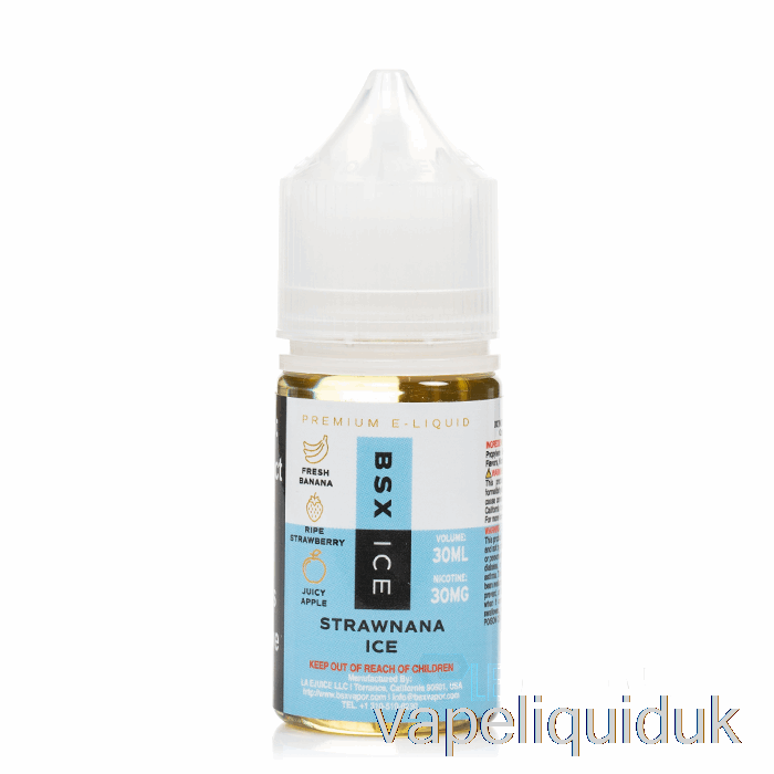 Strawnana Ice - BSX Salt Series - 30mL 50mg Vape Liquid